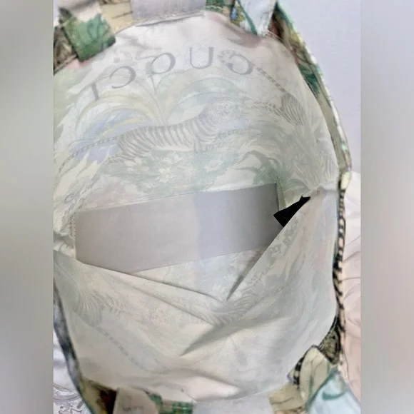 Gucci Multicolor Tiger Print Canvas Mini Tote Bag NWB - Picture 11 of 13